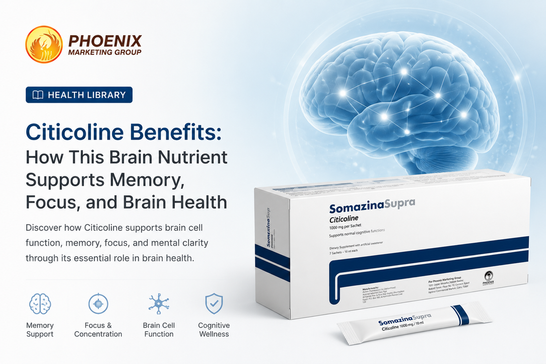 Citicoline Benefits: How This Brain Nutrient Supports Memory, Focus, and Brain Health